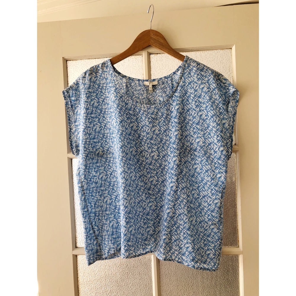 FLASH SALE ⚡️ 🆕 Joie 100% Silk Blue Blouse